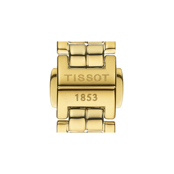 Fermoir acier jaune Tissot - FLAMINGO / T631036546-Accueil-AtelierNet