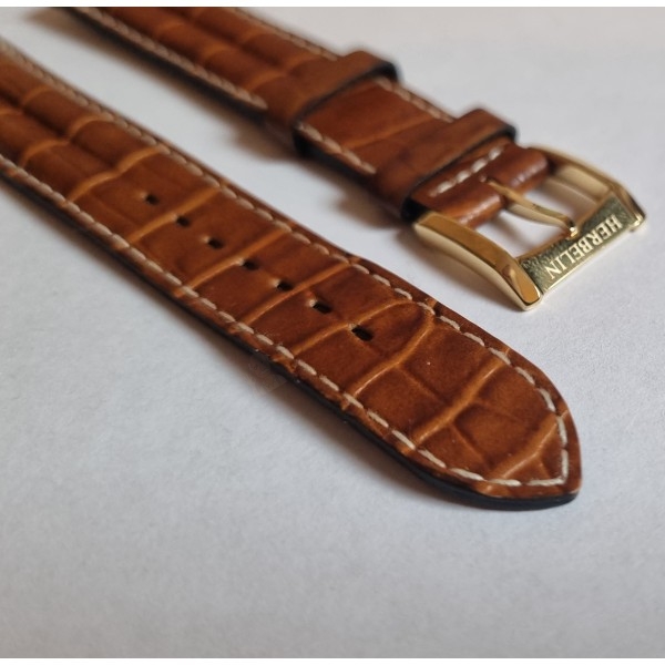 Bracelet cuir Michel Herbelin - 14264 - 17137 - 17472 / 16-898-GOLD-14-Bracelet Montre Cuir-AtelierNet