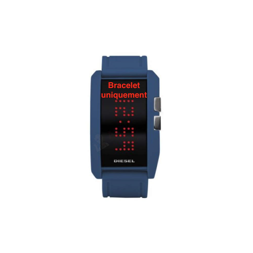 Bracelet caoutchouc bleu Diesel - DZ7166-Bracelet Montre Diesel-AtelierNet