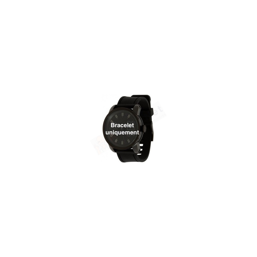 Bracelet caoutchouc noir Diesel - FRANCHISE -46 / DZ1446-Bracelet Montre Diesel-AtelierNet