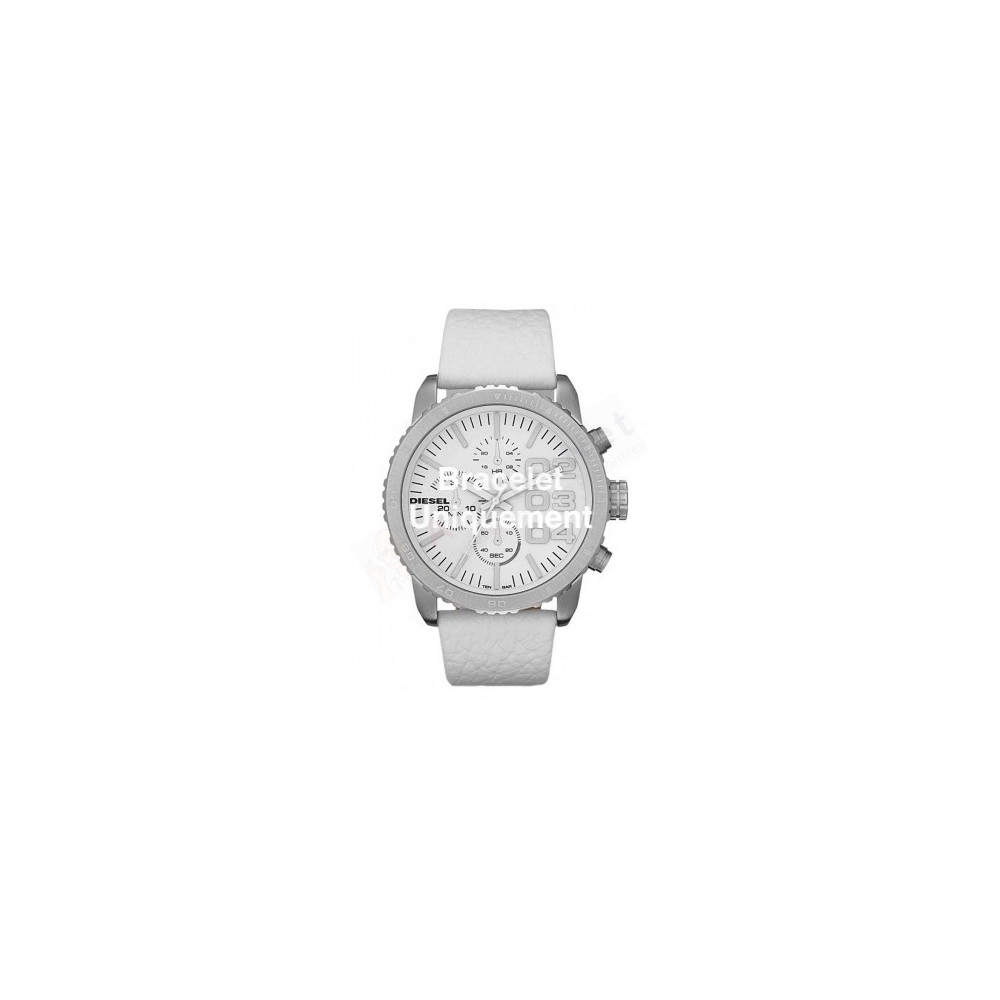 Bracelet leather white Diesel - FRANCHISE -42 / DZ5330-Bracelets de montres-AtelierNet