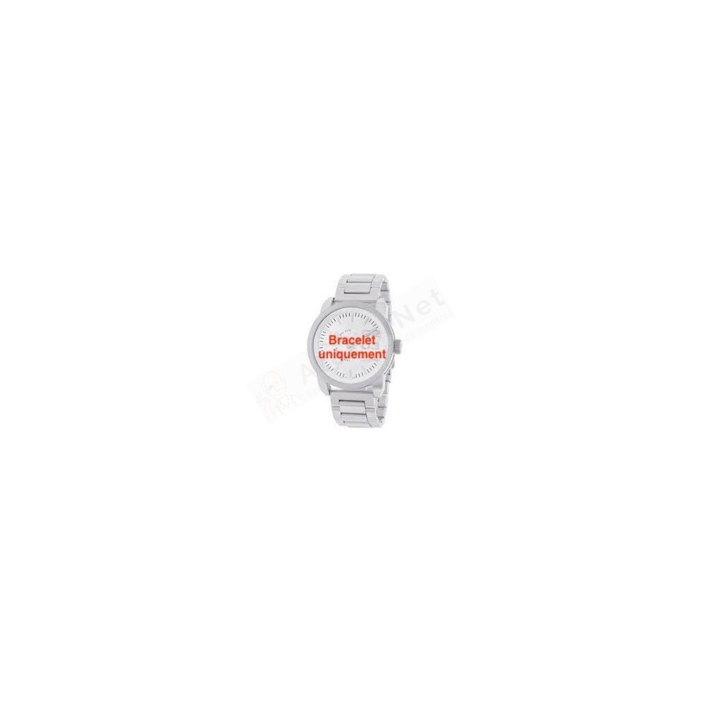 Bracelet metal silver Diesel - FRANCHISE -46 / DZ1447 - DZ1559-Bracelets de montres-AtelierNet
