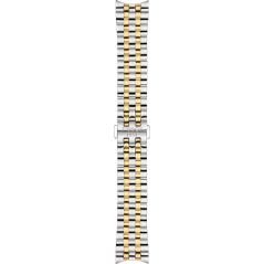 Bracelet acier bicolore Tissot - CARSON AUTOMATIC / T605043016-Bracelet Montre Acier-AtelierNet