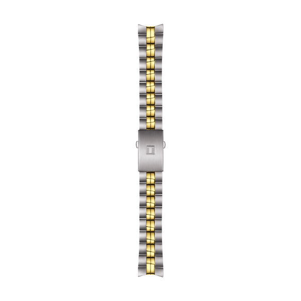 Bracelet acier bicolore Tissot - PR100 CLASSIC GMT / T605037011-Bracelet Montre Acier-AtelierNet