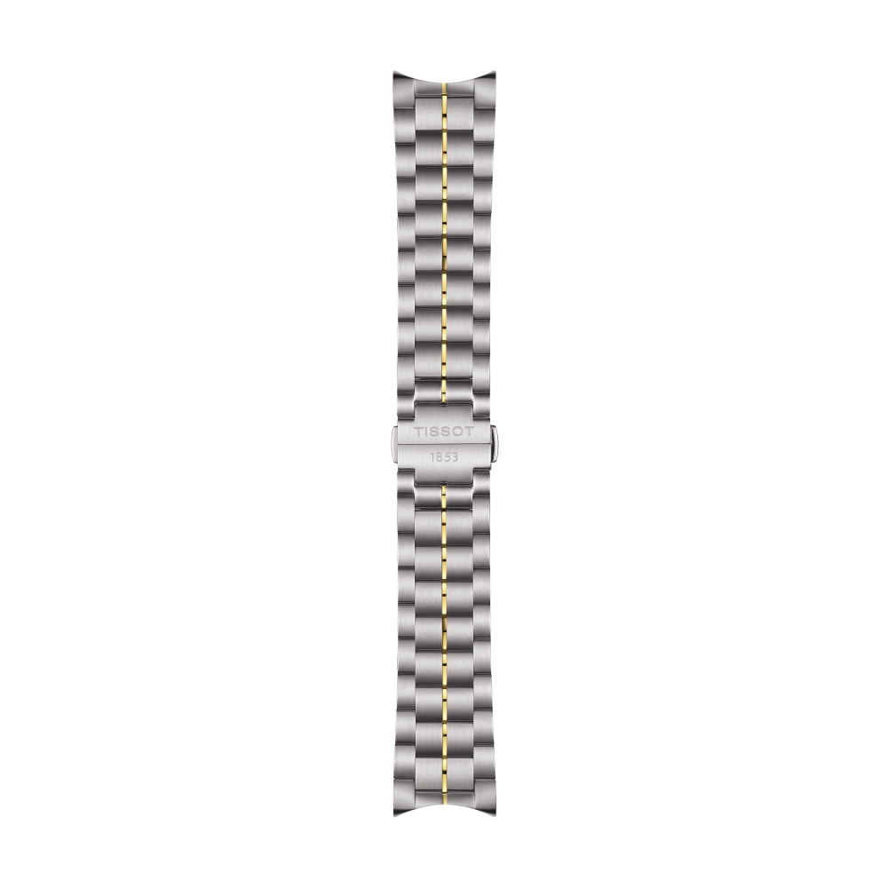 Bracelet acier Tissot bicolore - LUXURY - T605033549-Bracelet Montre Acier-AtelierNet
