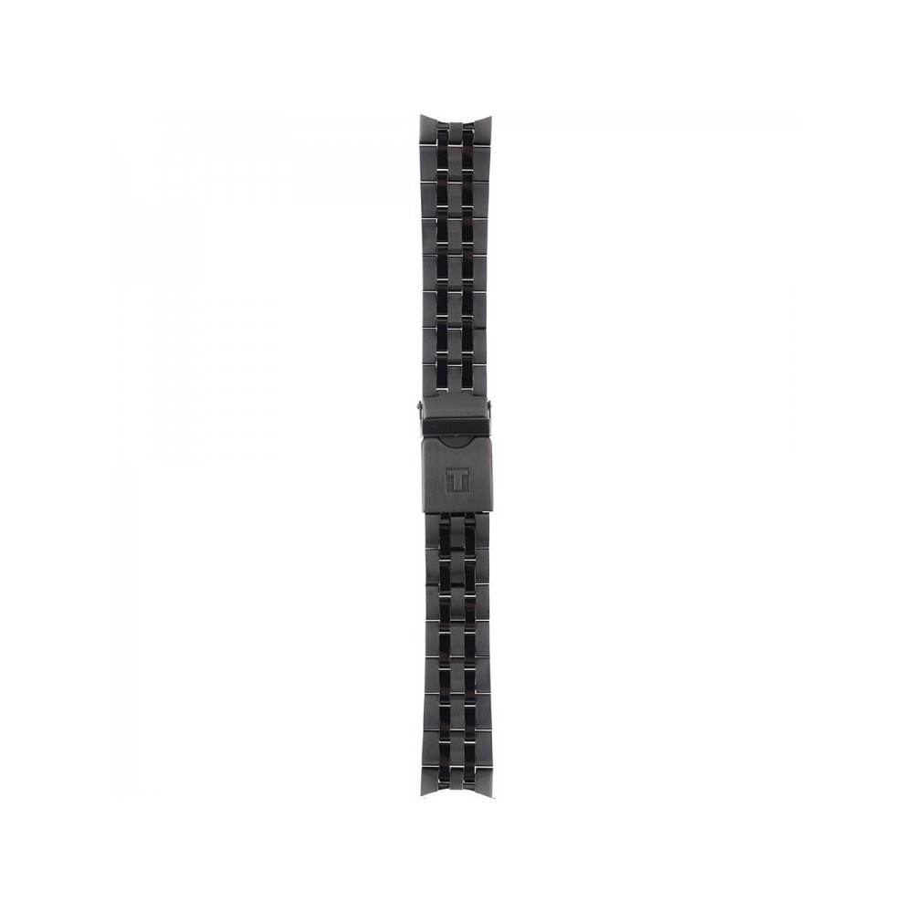 Bracelet acier pvd noir Tissot - PRC 200 Tachymetre  / T605045741-Bracelet Montre Acier-AtelierNet