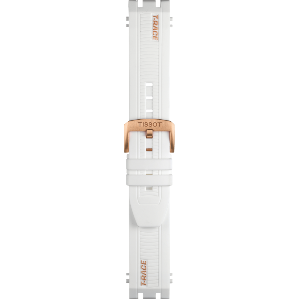Bracelet silicone Tissot : T-RACE / T603044281-Bracelet Montre Silicone / Caoutchouc-AtelierNet