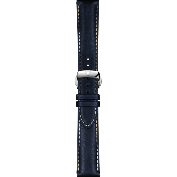 Bracelet cuir Tissot avec boucle - POWERMATIC 80 SILICIUM / T600045689-Bracelet de montre-AtelierNet