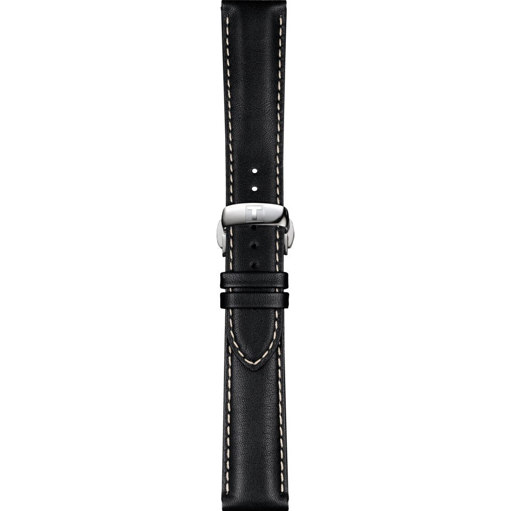 Bracelet cuir Tissot avec boucle - GENTLEMAN AUTO / T600045690-Bracelets de montres-AtelierNet