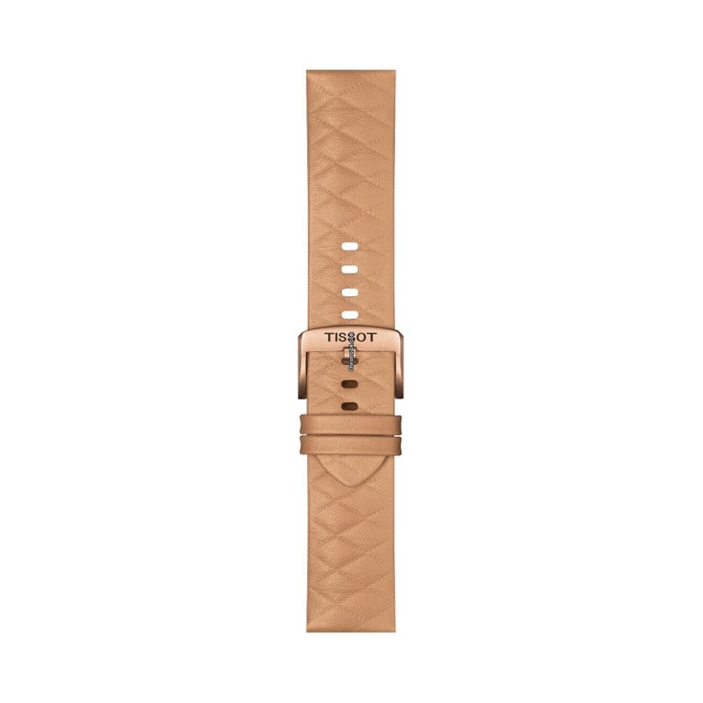 Bracelet cuir pink Tissot - T-TOUCH CONNECT / T600047287-Bracelets de montres-AtelierNet