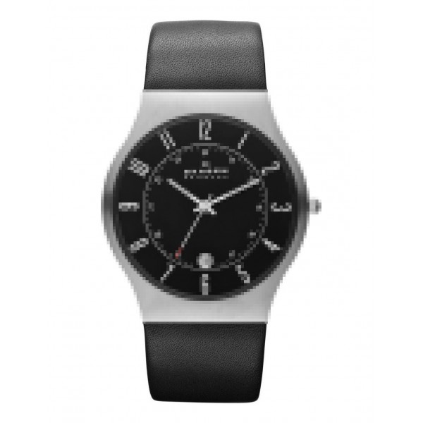 Bracelet cuir noir Skagen - SUNDBY / 233XXLSLB-Bracelet de montre-AtelierNet