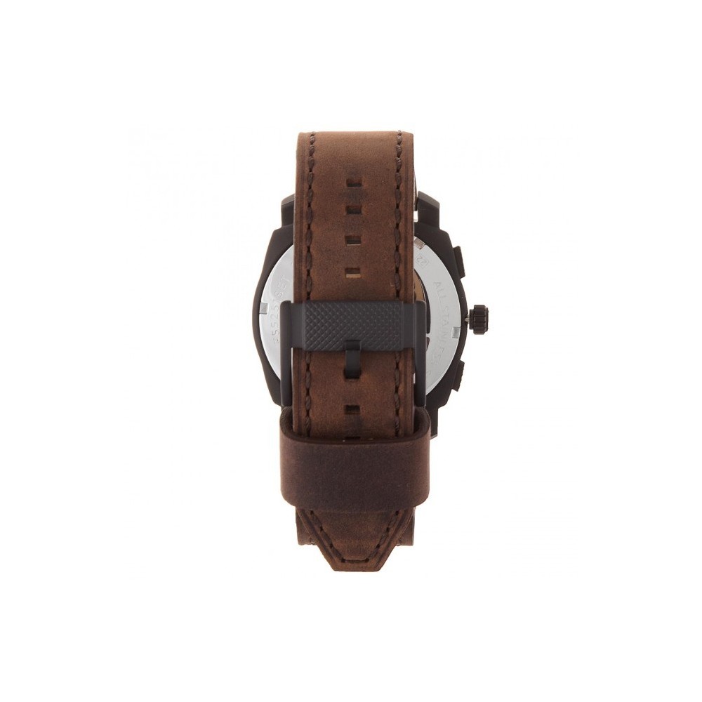 Bracelet Cuir marron Fossil - MACHINE / FS5251SET-Bracelet de montre-AtelierNet