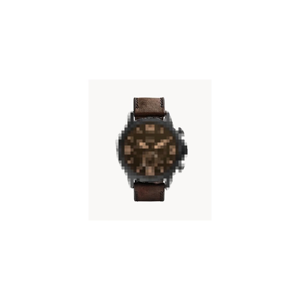 Bracelet cuir marron Fossil - NATE / JR1487 - 25XXXX-Bracelet de montre-AtelierNet