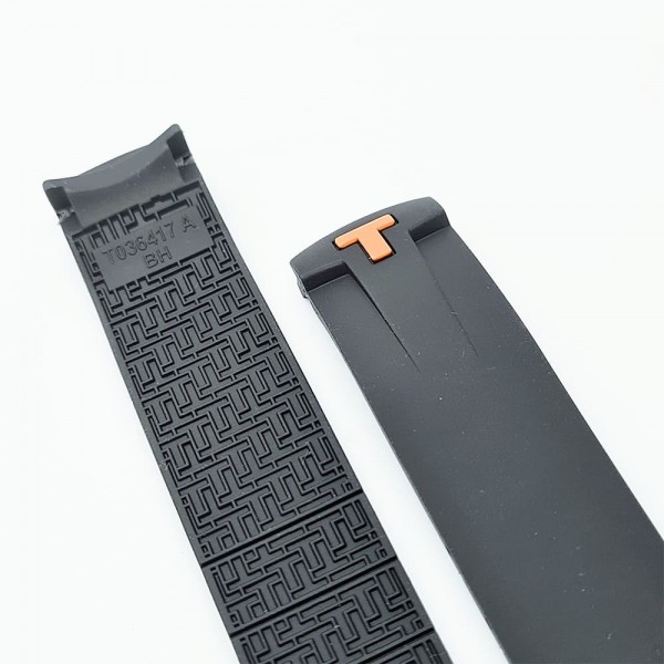 Bracelet silicone Tissot - PRS330 / T610028500-Bracelet Montre Silicone / Caoutchouc-AtelierNet
