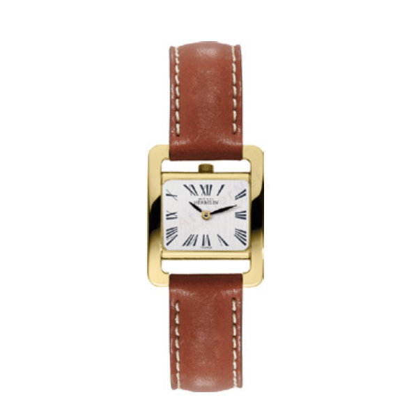 Bracelet cuir Michel Herbelin - V ème AVENUE - 17037  / 14-212-GOLD-14-Bracelet Montre Cuir-AtelierNet