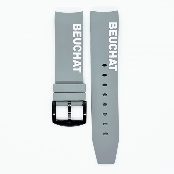Bracelet silicone Beuchat - HERO - SKELETON / BEU-0346-3-Bracelet Montre Silicone / Caoutchouc-AtelierNet