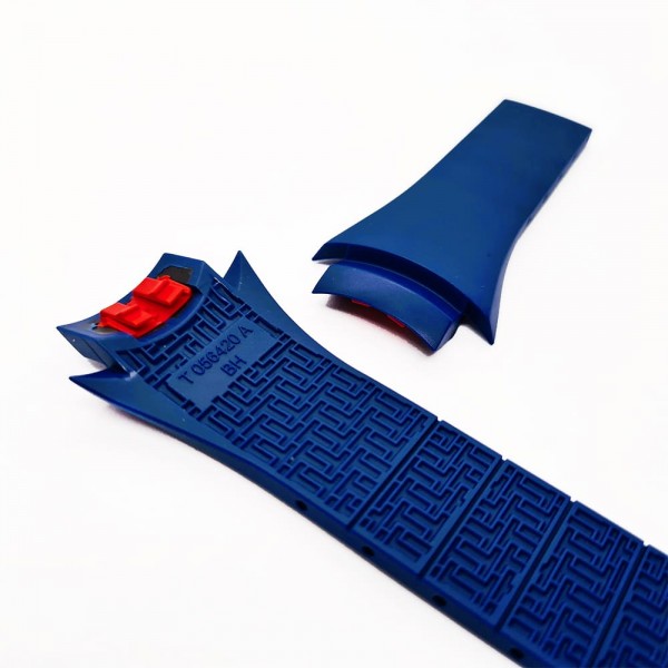 Bracelet silicone Tissot - SAILING-TOUCH / T610038289-Bracelet Montre Silicone-AtelierNet