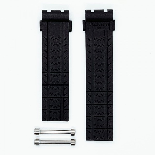 Bracelet silicone Tissot / T-RACE AUTOMATIQUE CHRONO / T610036559-Bracelet Montre Silicone / Caoutchouc-AtelierNet
