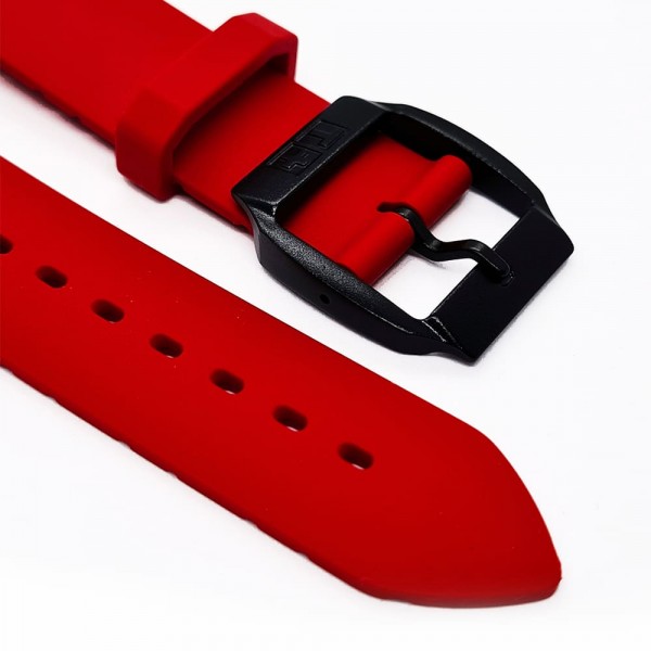 Bracelet silicone Tissot / T-RACE TOUCH / T603035320-Bracelet Montre Silicone / Caoutchouc-AtelierNet