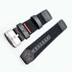 Bracelet tissu et cuir Tissot / T-TOUCH SOLAR / T604037684-Bracelets Nato-Tissu-AtelierNet