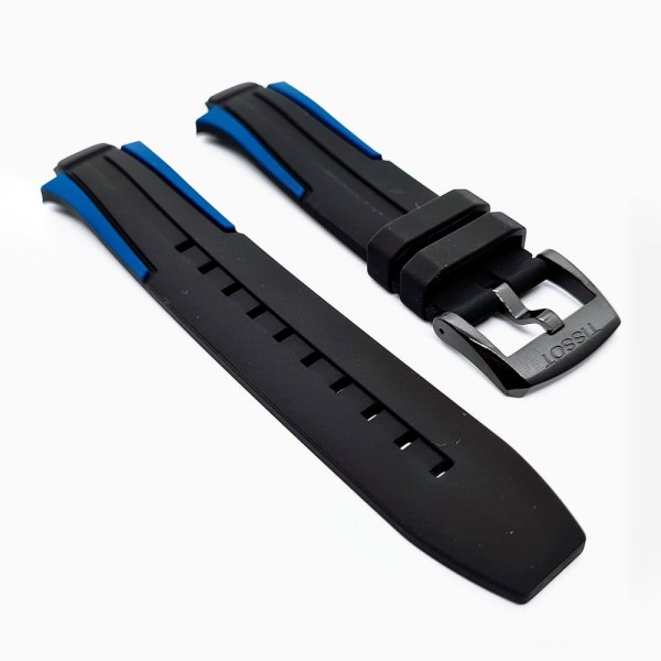 Bracelet silicone Tissot / T-RACE CYCLING / T603042459-Bracelet Montre Silicone / Caoutchouc-AtelierNet