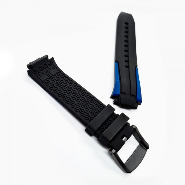 Bracelet silicone Tissot / T-RACE CYCLING / T603042459-Bracelet Montre Silicone / Caoutchouc-AtelierNet