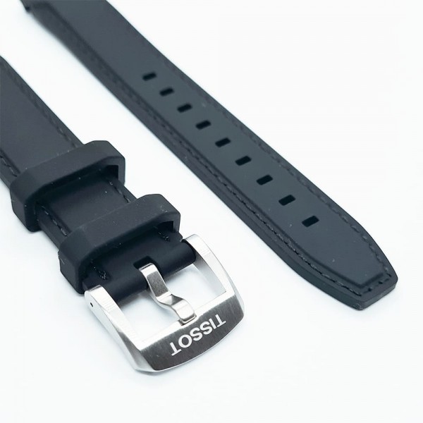 Bracelet silicone Tissot - QUICKSTER / T603035682-Bracelet Montre Silicone / Caoutchouc-AtelierNet