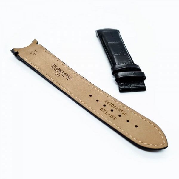Bracelet cuir Tissot - COUTURIER / T610028558-Bracelet Montre Cuir-AtelierNet