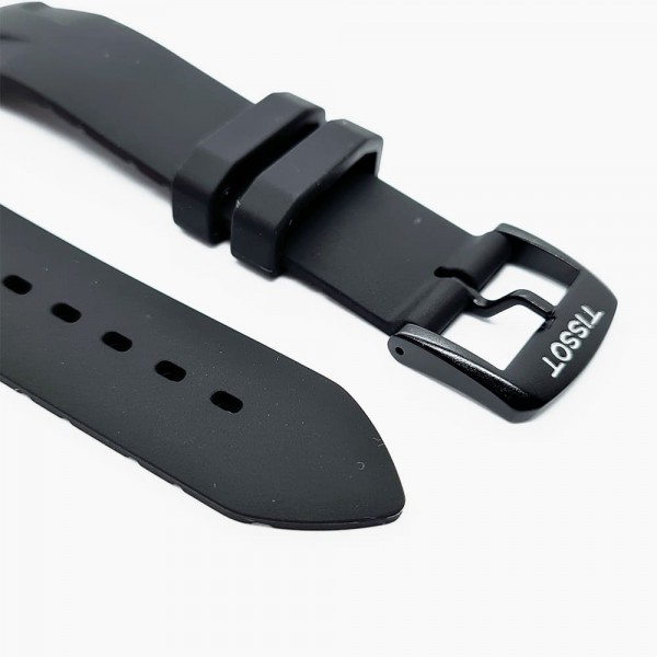 Bracelet silicone Tissot / T-RACE TOUCH / T603035436-Bracelet Montre Silicone / Caoutchouc-AtelierNet