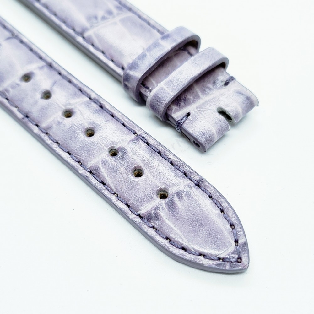 Bracelet Montre MICHEL HERBELIN Antares 17048.03 - Vernis Noir, Cuir Véritable