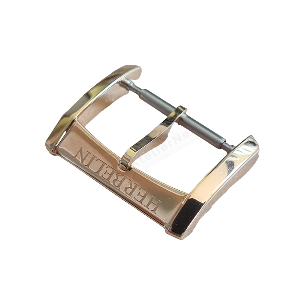 Fermoir - boucle ardillon dorée pour bracelet Michel Herbelin tailles 12 à 22 mm-Accessoires de montres-AtelierNet