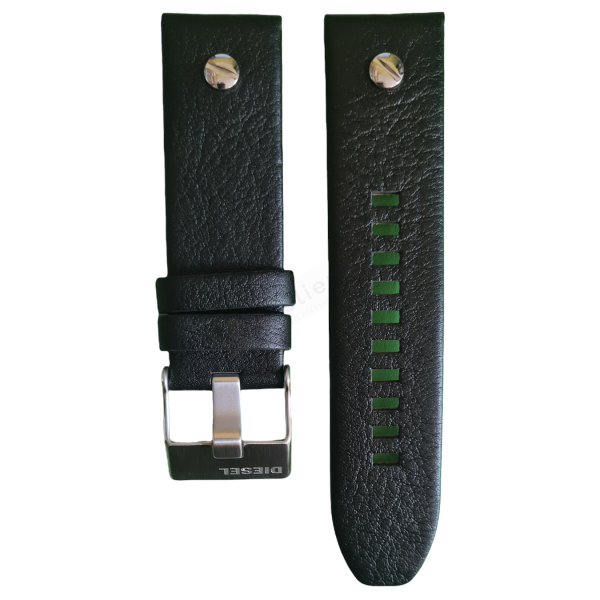 Bracelet cuir noir Diesel - LITTLE DADDY / DZ7256