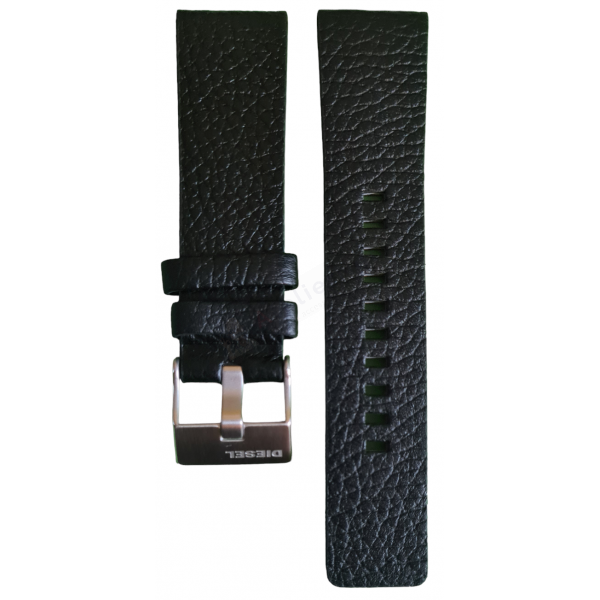 Bracelet cuir noir Diesel - HEAVYWEIGHT / DZ4392