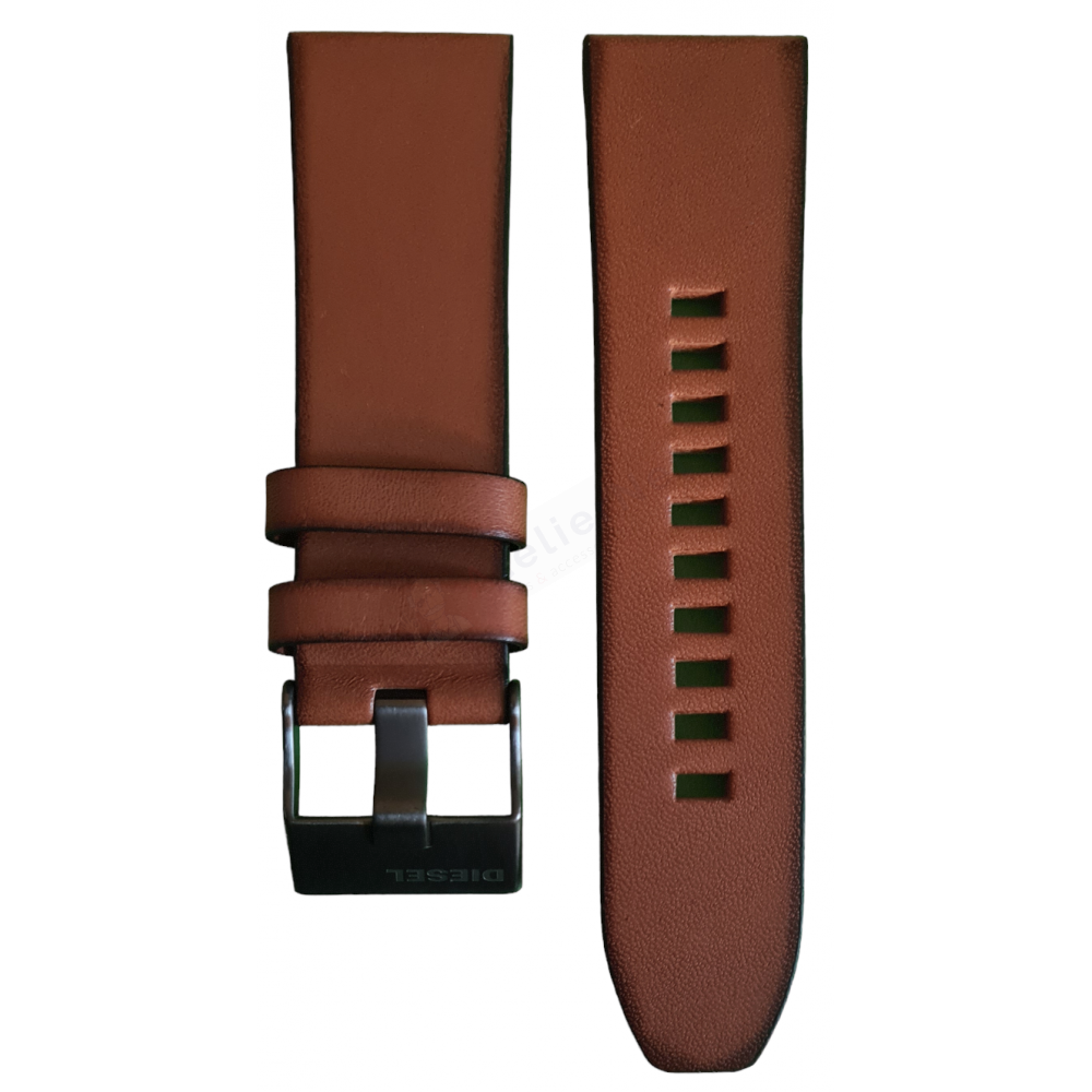 Bracelet cuir marron Diesel - MEGA CHIEF / DZ4343-Bracelet de montre-AtelierNet