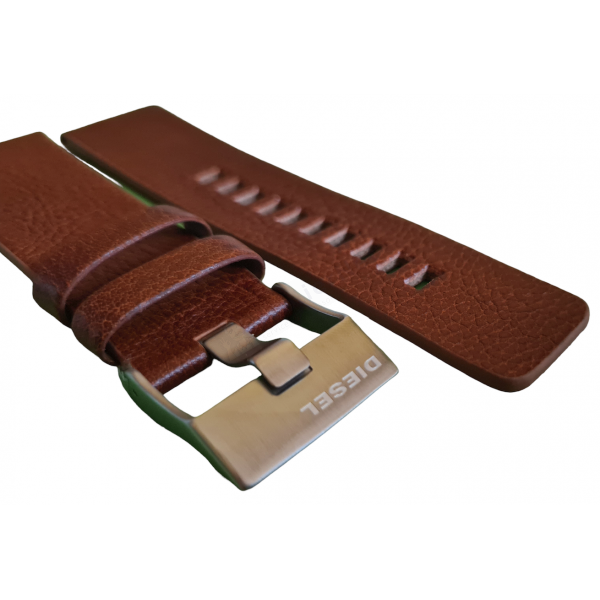 Bracelet cuir marron Diesel - BAD COMPANY / DZ4270-Bracelet de montre-AtelierNet