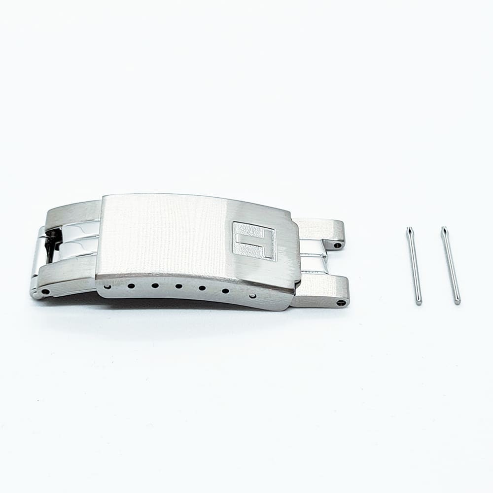 Fermoir acier pour bracelet métal Tissot - PR50 / T631015618-Accessoires de montres-AtelierNet