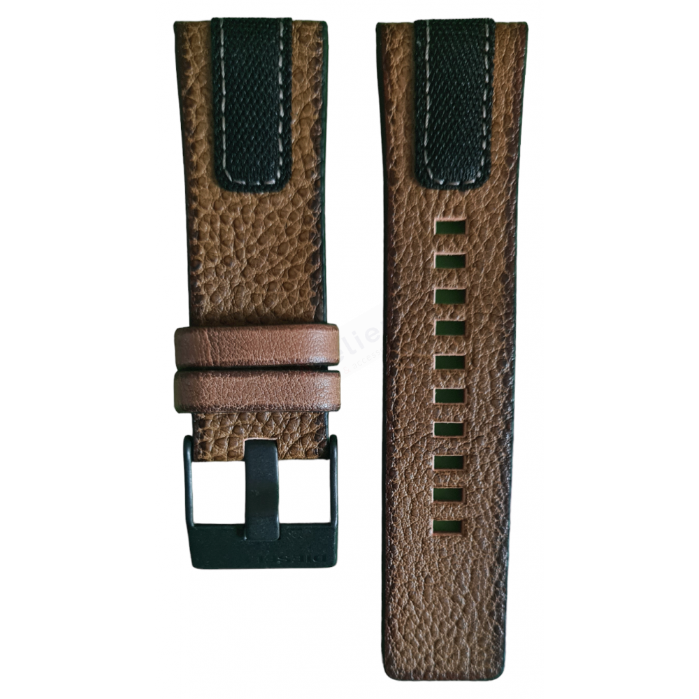 Bracelet cuir marron Diesel - MEGA CHIEF / DZ4305-Bracelet de montre-AtelierNet