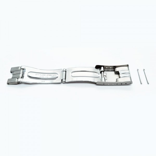 Fermoir acier pour bracelet métal Tissot - PR50 / T631015618-Accessoires de montres-AtelierNet