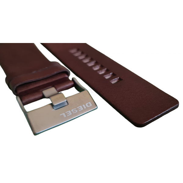 Bracelet cuir marron Diesel - CLIFFHANGER / DZ1123-Bracelet de montre-AtelierNet