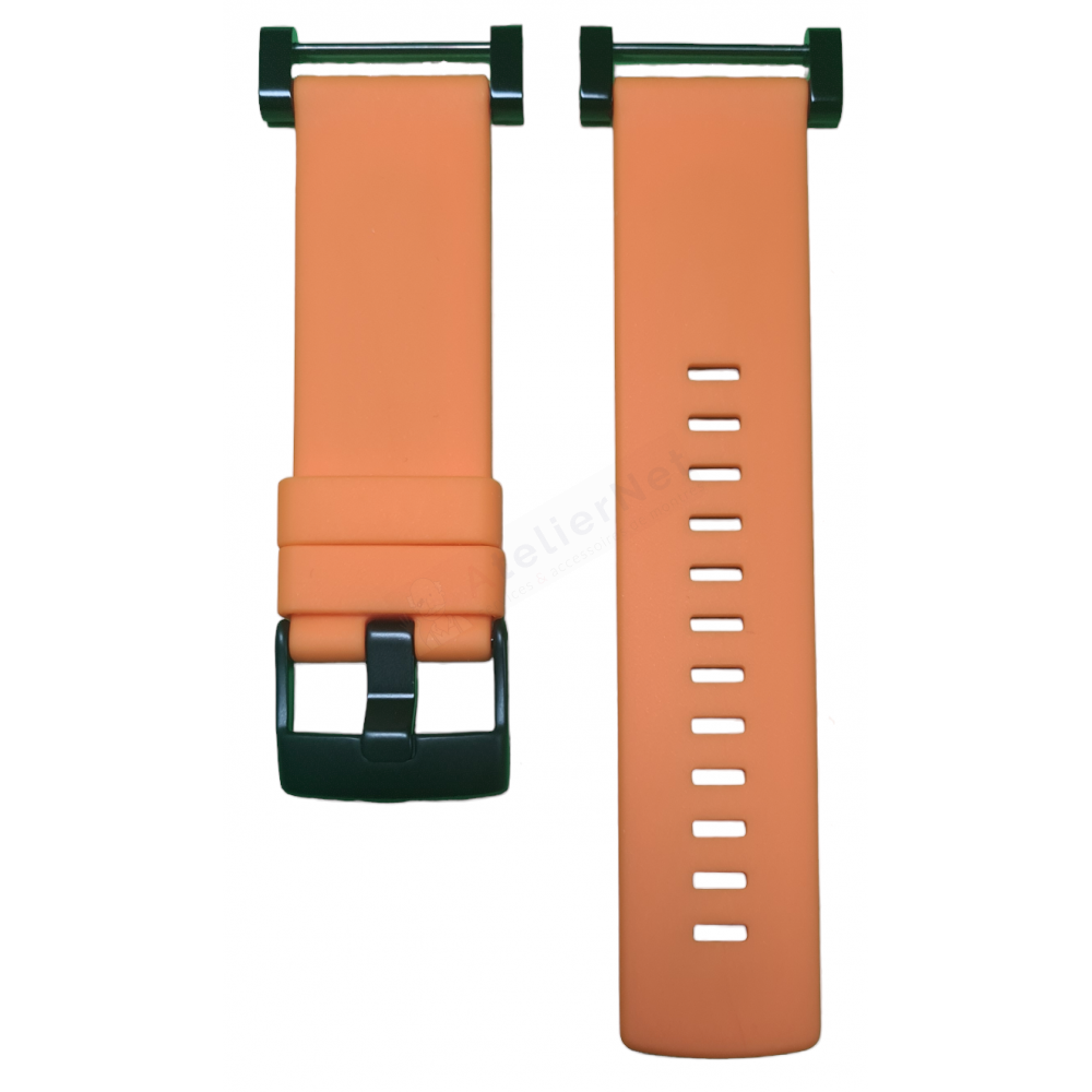 Bracelet silicone orange Suunto - CORE / SS013339000-Bracelet Montre Silicone / Caoutchouc-AtelierNet