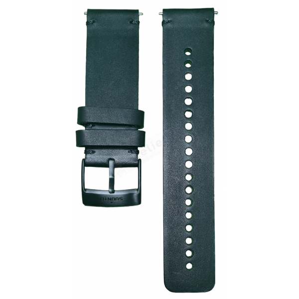 Bracelet cuir noir Suunto - SUUNTO 9 / SS050231000
