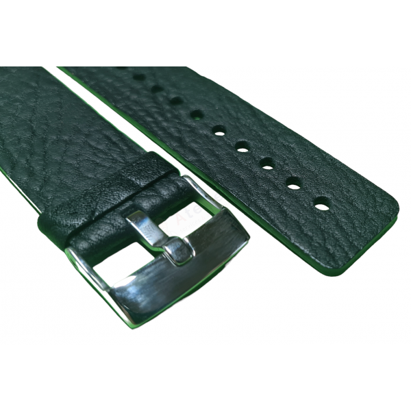 Bracelet cuir Noir Suunto - CORE / SS014444000-Bracelet Montre Silicone / Caoutchouc-AtelierNet