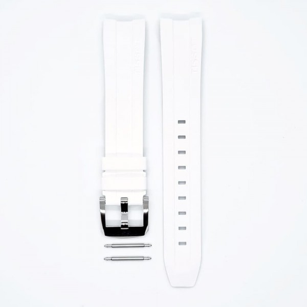 Bracelet silicone Tissot - PRC200 / T603033253-Bracelet Montre Silicone / Caoutchouc-AtelierNet