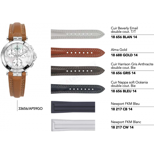 Bracelets Michel Herbelin - NEWPORT AUTOMATIC - 33656 / 33656-AP59GO-Bracelet de montre-AtelierNet