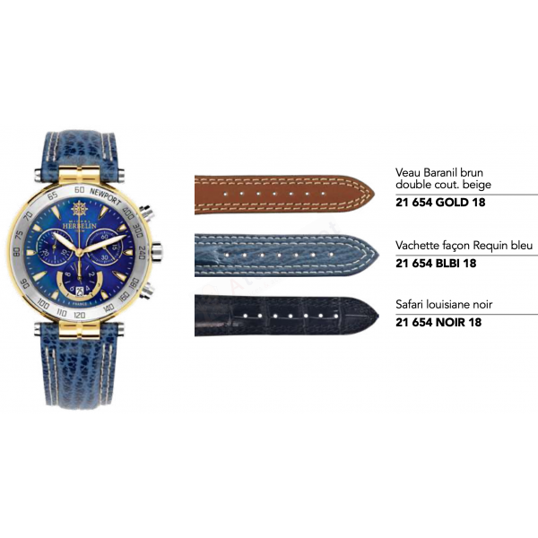 Bracelets Michel Herbelin - NEWPORT - 37654 / 37654-T35-Bracelet de montre-AtelierNet