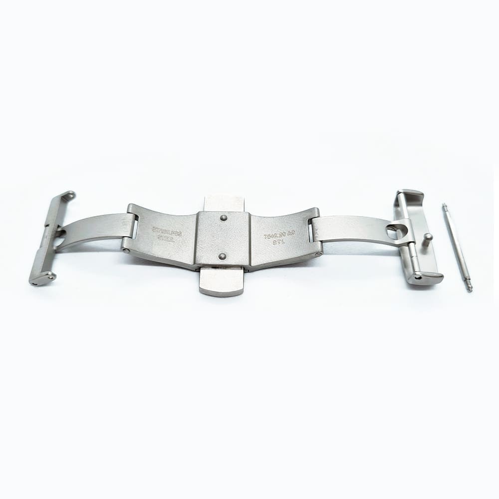 Bracelet De Montre En Acier Inoxydable Ton Or - Fermoir à Angle, Largeur 6 Mm, Extensible