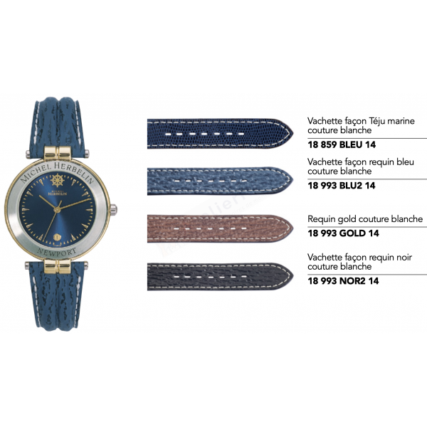Bracelets Michel Herbelin - NEWPORT / 12456-Bracelet de montre-AtelierNet