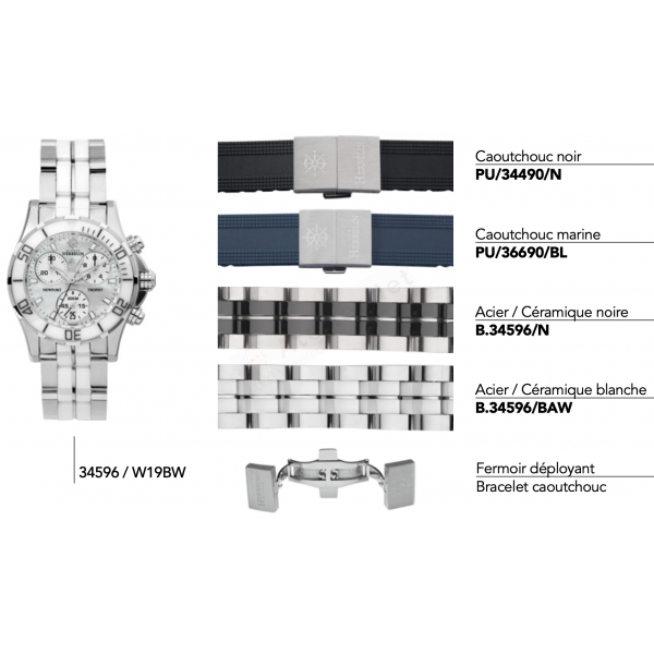 copy of Bracelet acier Michel Herbelin - 1662 / B34462-Bracelets de montres-AtelierNet