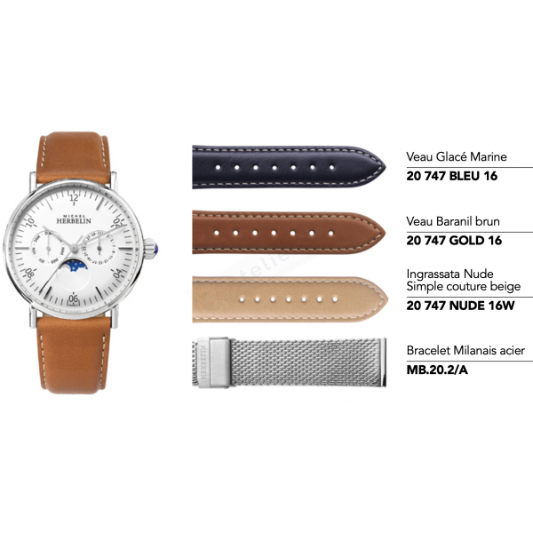 Bracelets Michel Herbelin - INSPIRATION - 12747-Bracelet de montre-AtelierNet