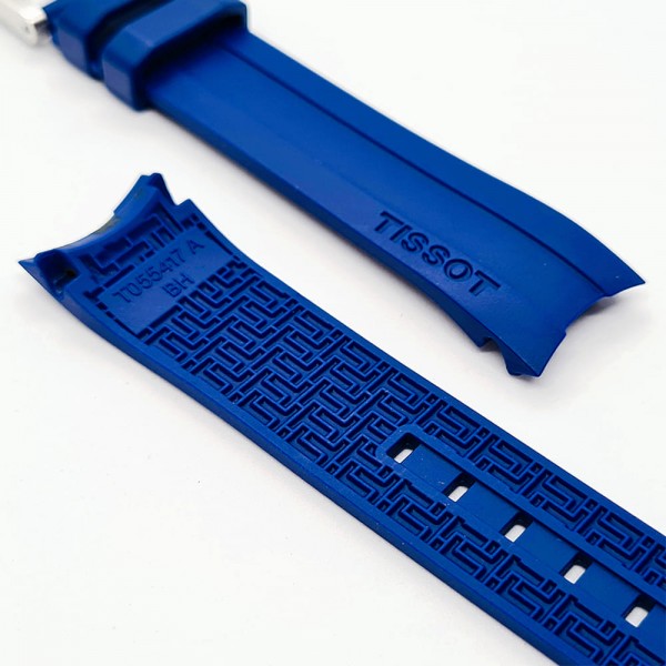 Bracelet silicone Tissot - PRC200 / T603038014-Bracelet Montre Silicone / Caoutchouc-AtelierNet